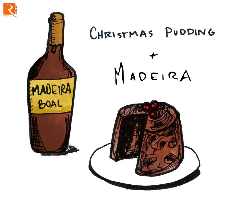 Giáng sinh Pudding và Madeira