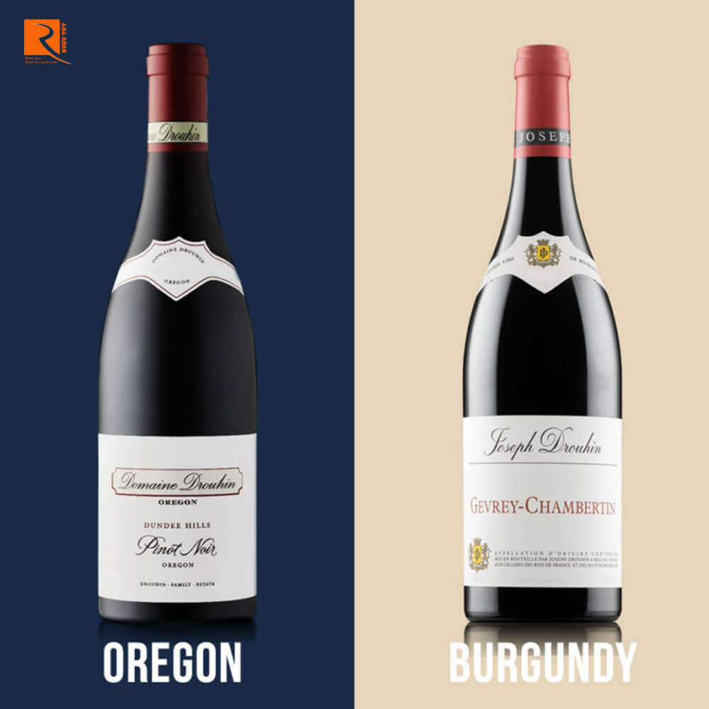 Nho Pinot Noir ở vùng Oregon khác với Burgundy