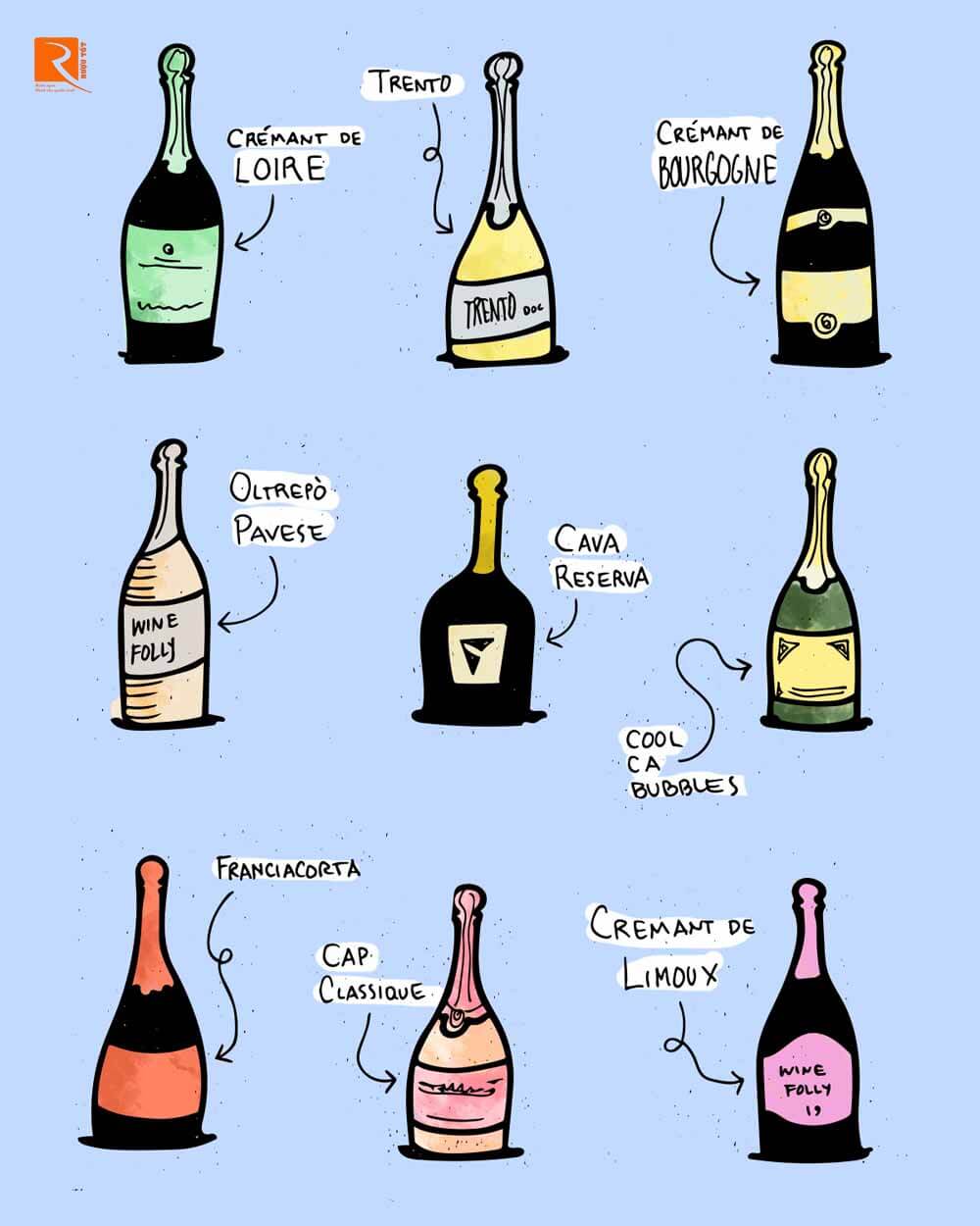 Khám phá một vài lựa chọn thay thế tuyệt vời cho Champagne.
