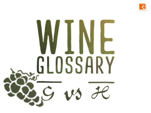 Tổng hợp một số thuật ngữ rượu vang trên nhãn bắt đầu bằng chữ G và H.