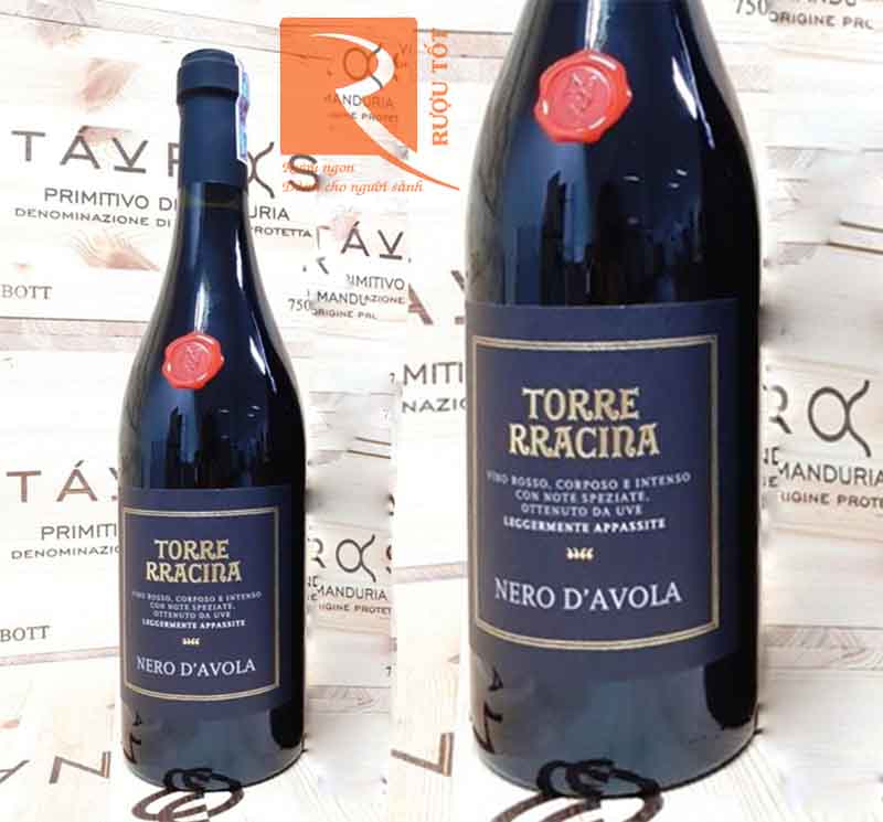 Rượu vang Ý Torre Rracina Nero D’avola Sicilia