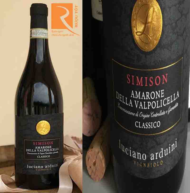 Rượu vang Amarone Simison Della Vapolicella Clasico DOCG