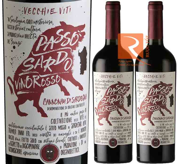 Rượu vang Passo Sardo Canonau 750ml 