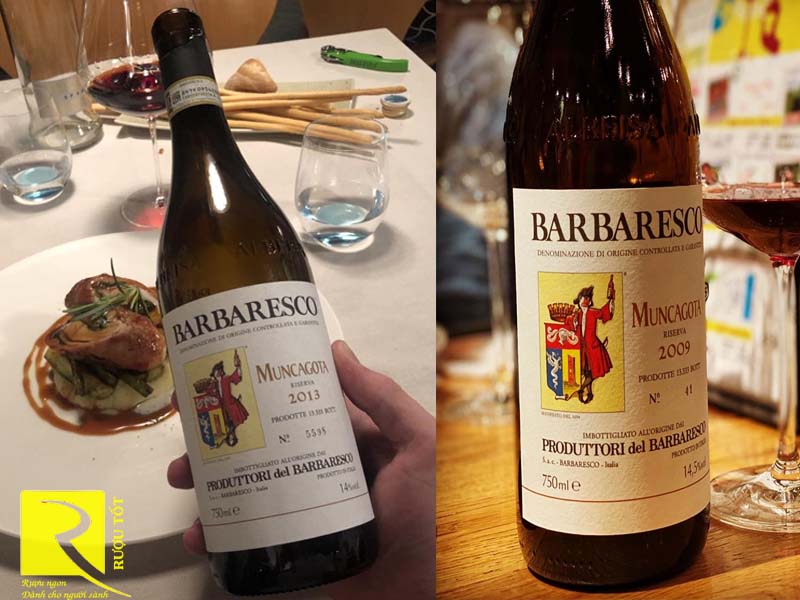 Rượu vang Produttori Del Barbaresco Muncagota