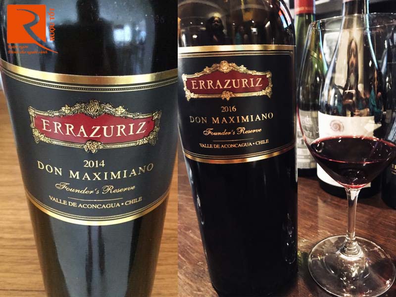 Rượu vang Errazuriz Don Maximiano Founder