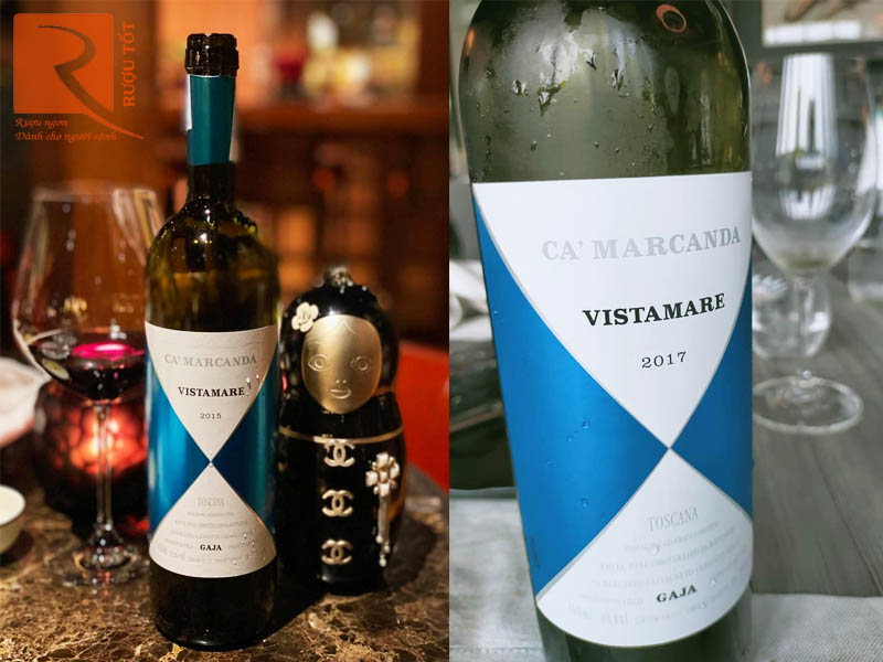 Rượu vang Vistamare Ca’marcanda Gaja Toscana