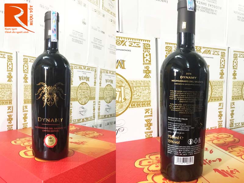 Rượu vang Dynamy Negroamaro del Salento Limited Edition
