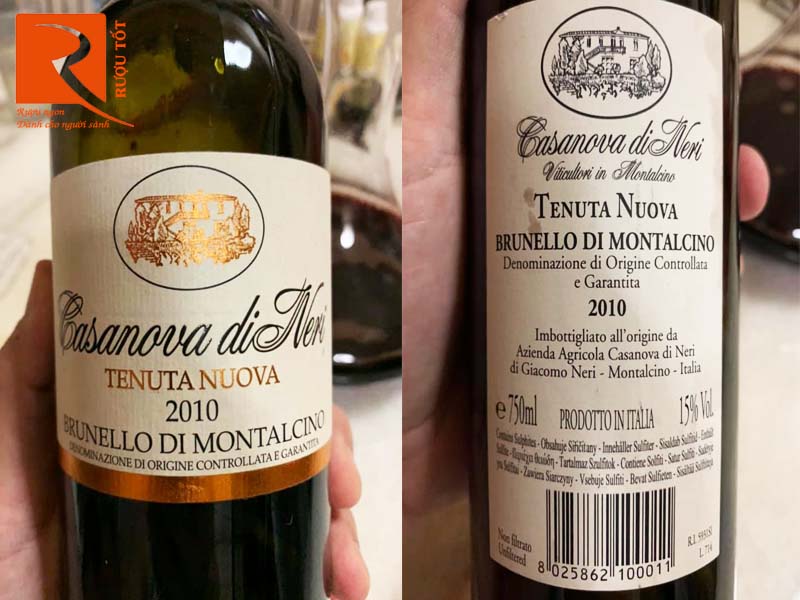 Rượu vang Casanova Di Neri Tenuta Nuova Brunello Di Montalcino