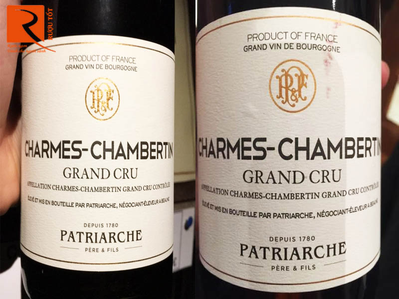 Rượu vang Patriarche Charmes Chambertin