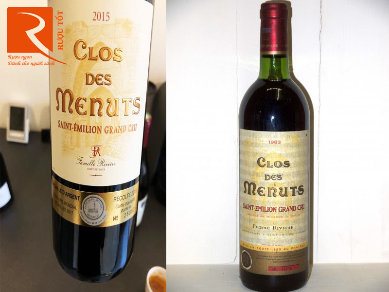 Rượu vang Pháp Clos des Menuts Saint Emilion