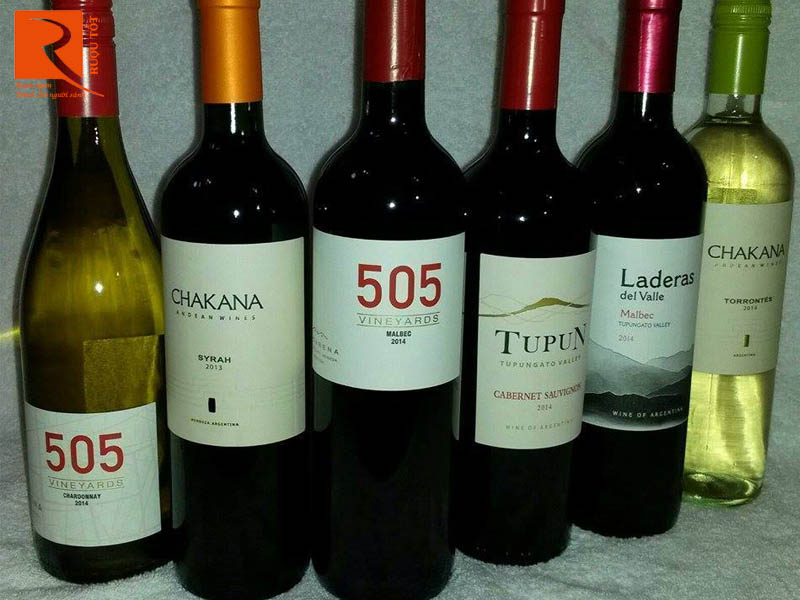 Rượu vang Casarena 505 Red - White