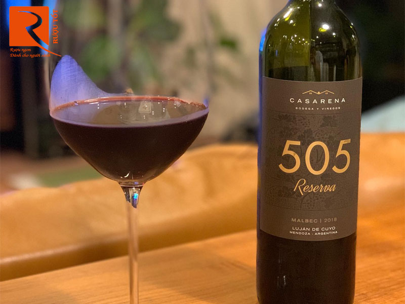 Rượu vang Casarena 505 Reserva Malbec