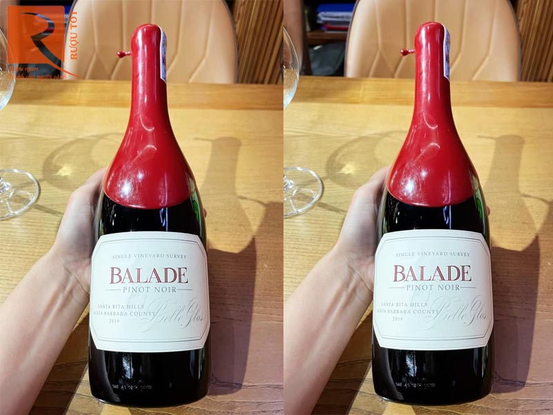 Rượu vang Mỹ Balade Pinot Noir Sonama Valley Gía rẻ