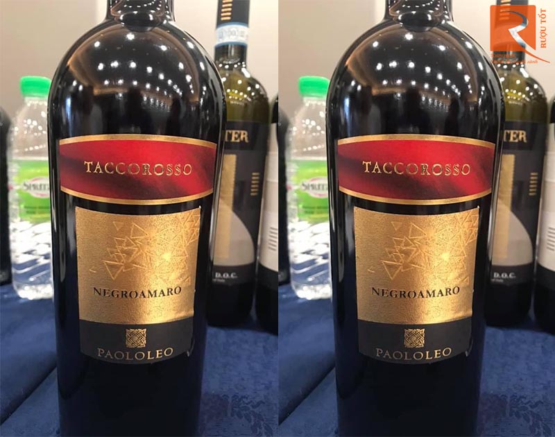 Rượu Vang Taccorosso Negroamaro Paolo Leo