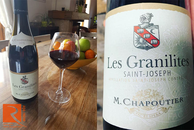 Rượu Vang Les Granilites Saint Joseph M Chapoutier