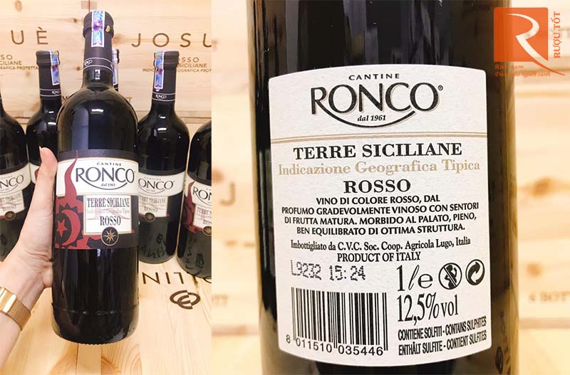 Rượu Vang Ronco Sicilia