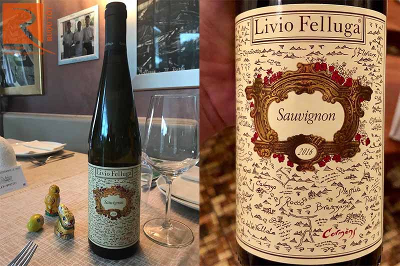 Rượu Vang Sauvignon Livio Felluga Friuli Colli Orientali