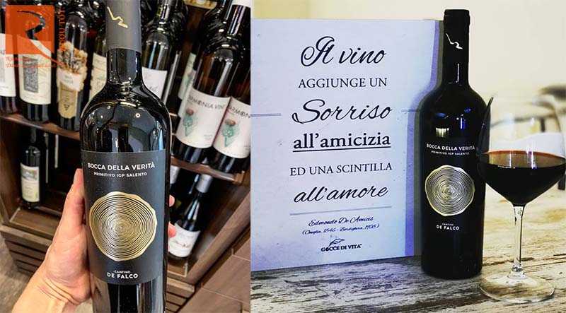 Rượu Vang BOCCA DE VERITA Cantine De Falco Salento
