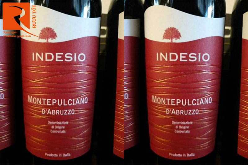 Rượu Vang Indesio Montepulciano d Abruzzo