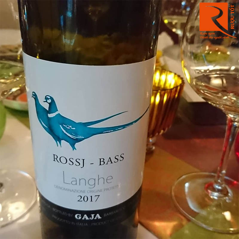 Rượu Vang Rossj Bass Chardonnay Langhe Gaja