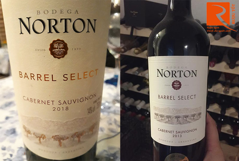 Rượu Argentina Norton Barrel Select Cabernet Sauvignon Bodega