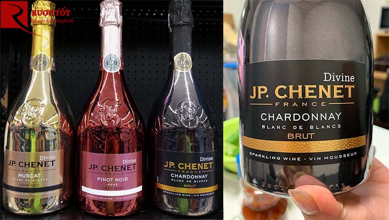 Vang Nổ JP. Chenet Divine Chardonnay Blanc de Blancs Brut