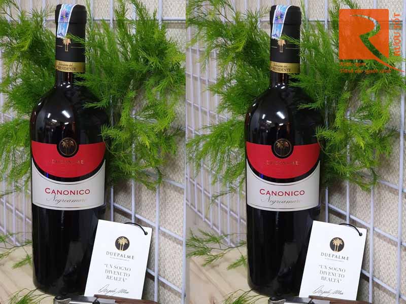 Rượu vang Ý Due Palme Canonico Salento 