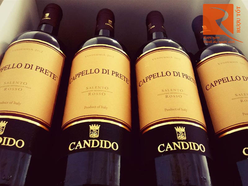 Rượu vang Ý Candido Cappello Di Prete Salento Rosso