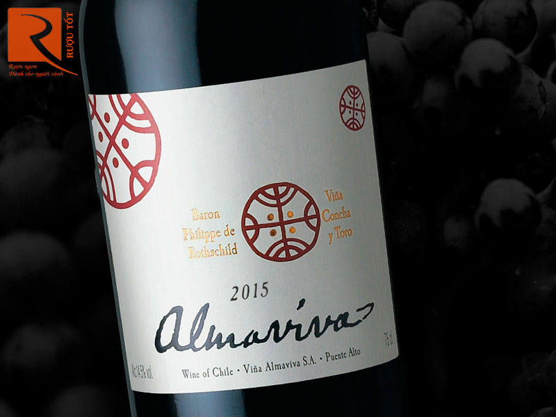 Rượu vang Chile Almaviva Baron de Philippe Rothchilds