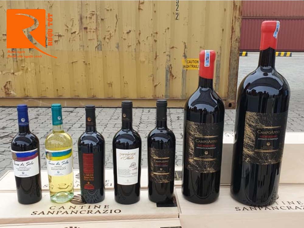 Rượu Vang Campo Appio 750ml, 3l, 5l