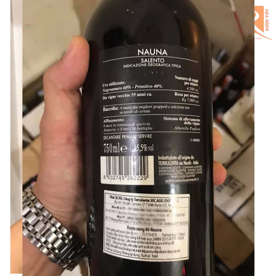 Rượu vang Nauna