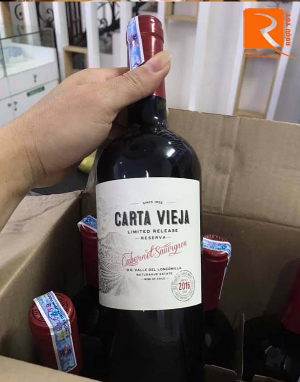 rượu vang Carta Vieja Reserva Cabernet Sauvignon