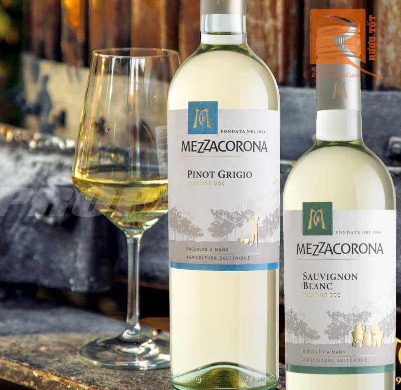 Rượu vang Mezzacorona Pinot Grigio