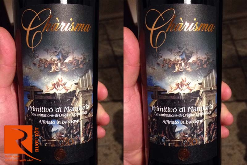 Rượu vang Charisma Primitivo di Manduria