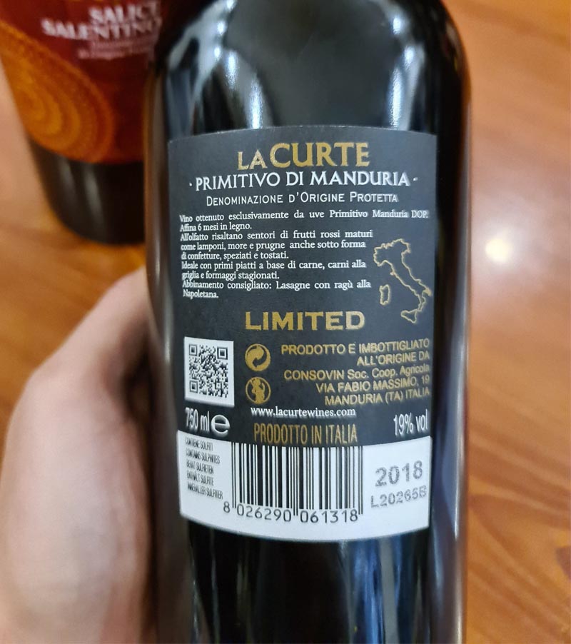 Rượu vang LaCurte hộp quà