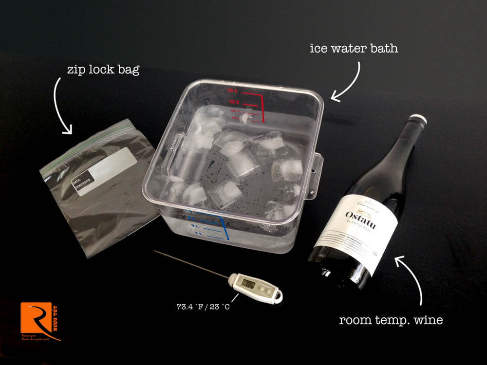 Cách làm lạnh rượu vang bằng túi zip nhanh và đơn giản