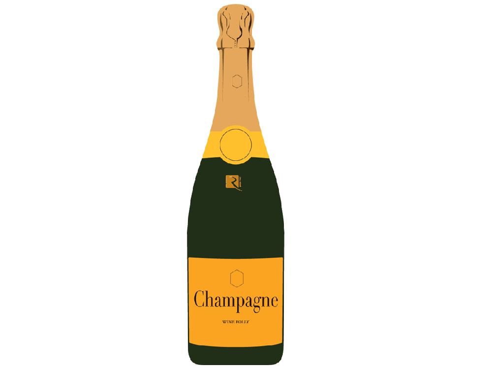 Rượu sâm banh Champagne.