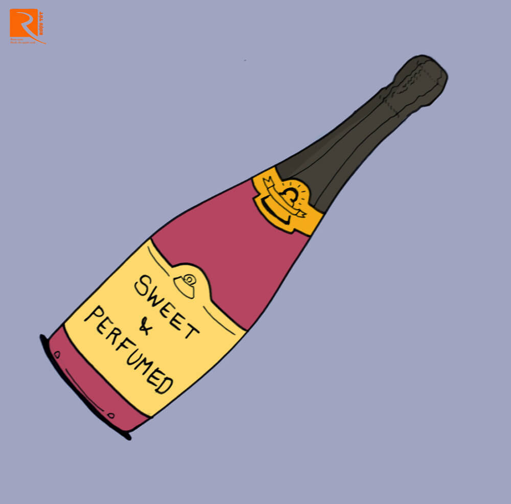 Rượu vang sủi bọt ngọt hoặc được làm ngọt bằng liều lượng của sản xuất rượu vang