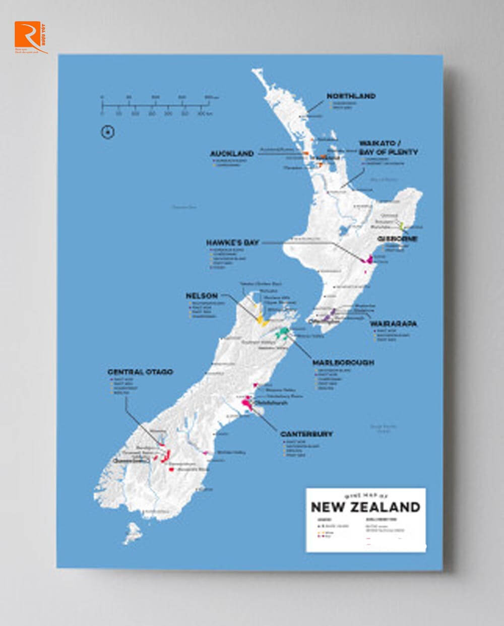 Bản đồ rượu vang New Zealand
