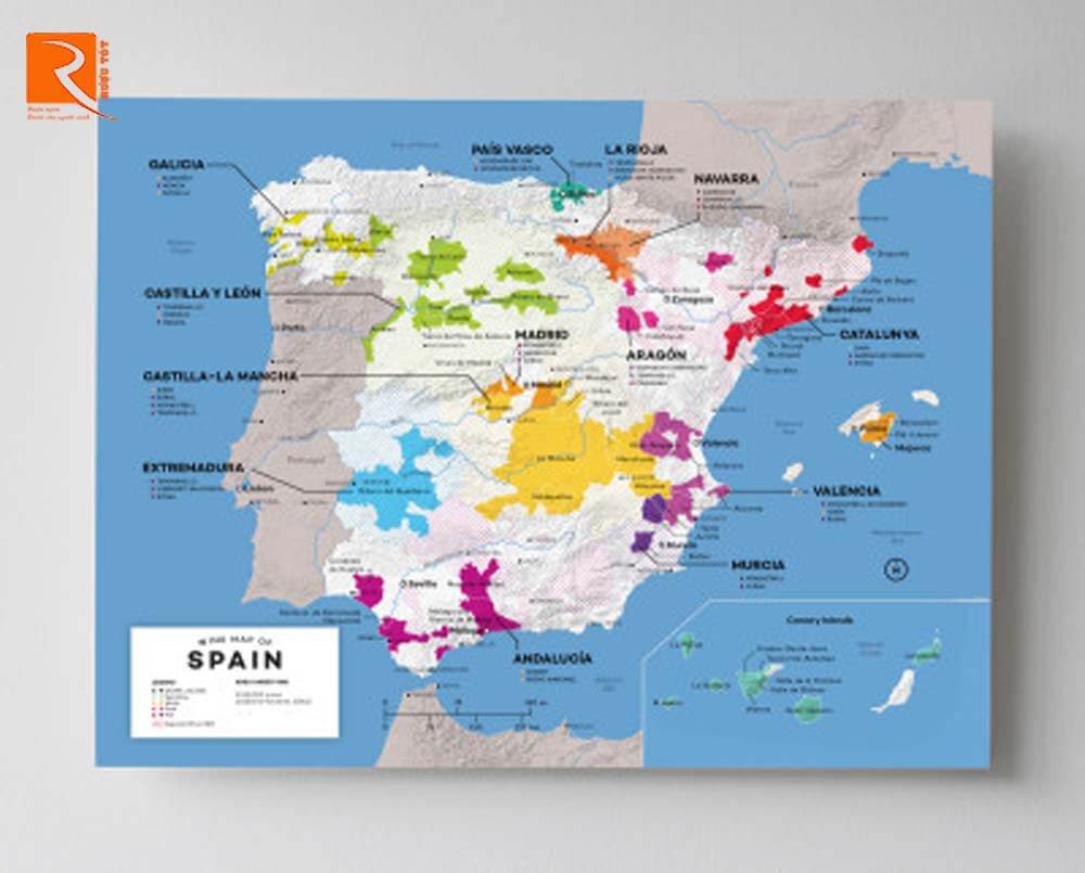 Rượu vang phổ biến nhất của Tây Ban Nha là Rioja và Ribera del Duero's Tempranillo.