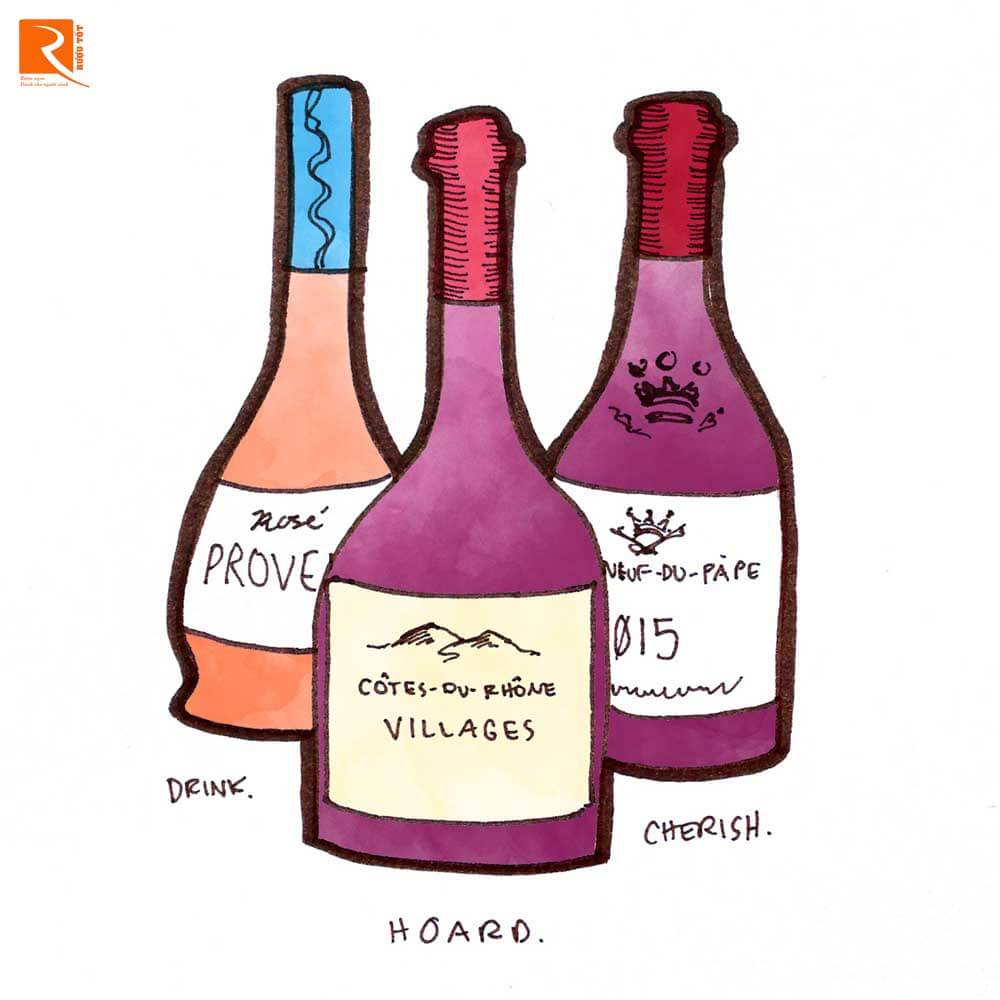 Năm 2015, các loại rượu vang từ năm này rất nghiêm túc ở miền nam Rhône.