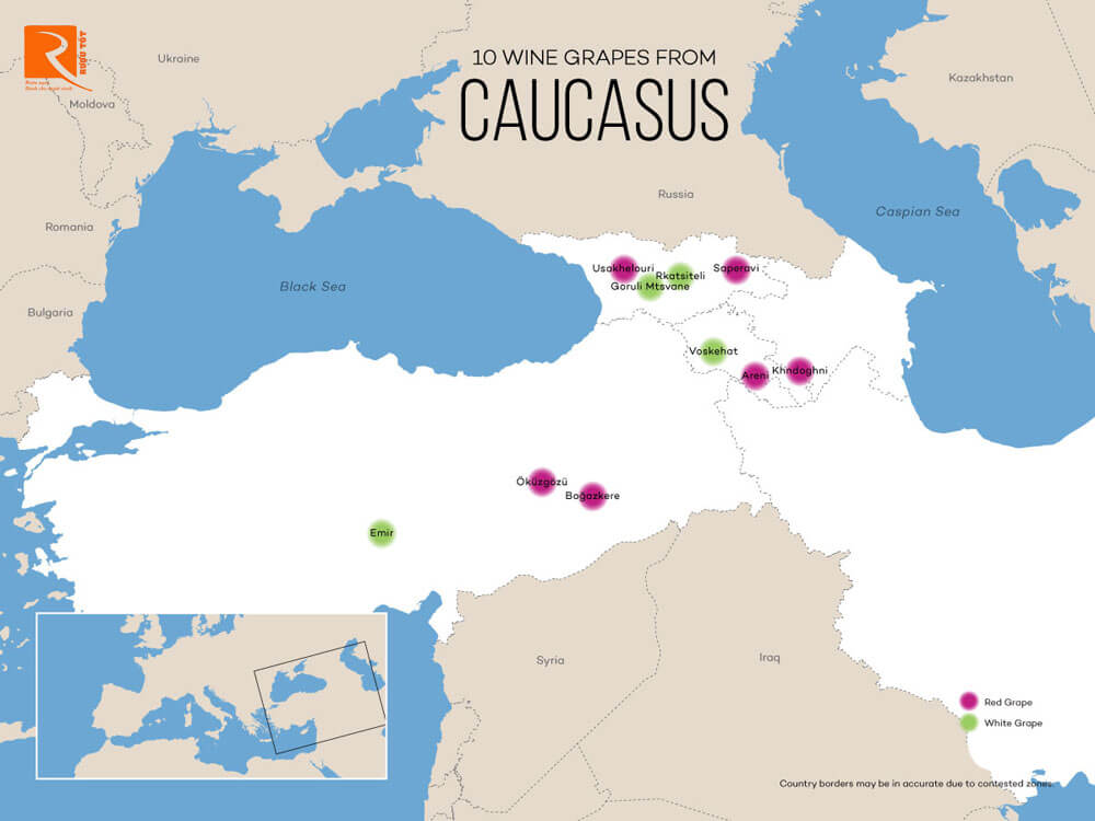 Nhưng Kavkaz không phải là vùng rượu tiêu biểu.
