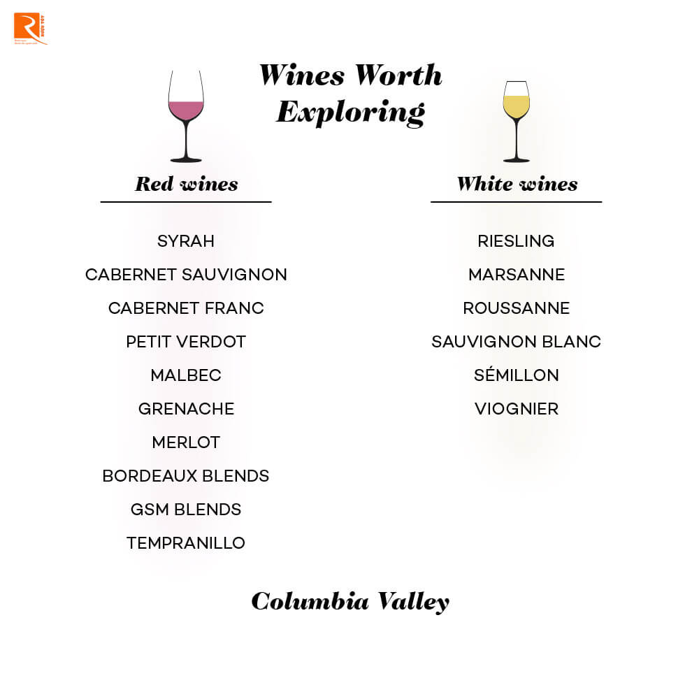 Rượu vang của Thung lũng Columbia