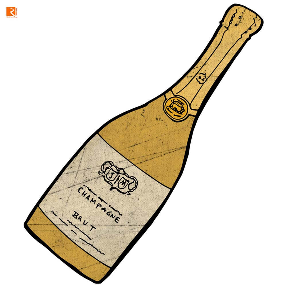 Champagne thường được thưởng thức chủ yếu vào đêm giao thừa. 