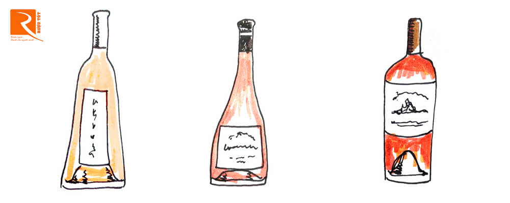 Không đánh giá rượu vang hồng Rosé bằng màu sắc