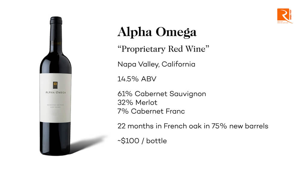 Alpha Omega “Proprietary Red Wine” 2013