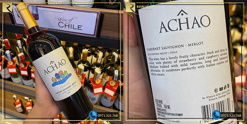 Rượu vang Chile Achao Selected