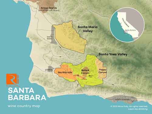 Giới thiệu về rượu vang vùng Santa Barbara