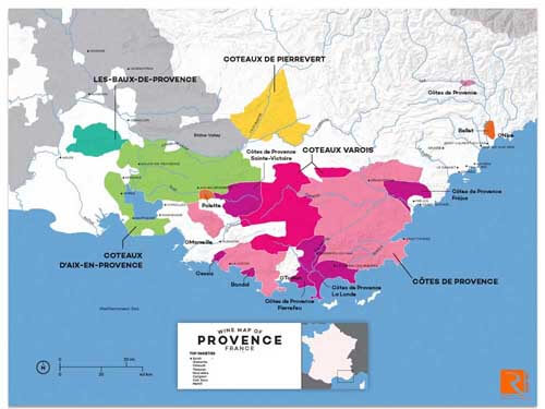 Tìm hiểu về vùng rượu vang Provence.