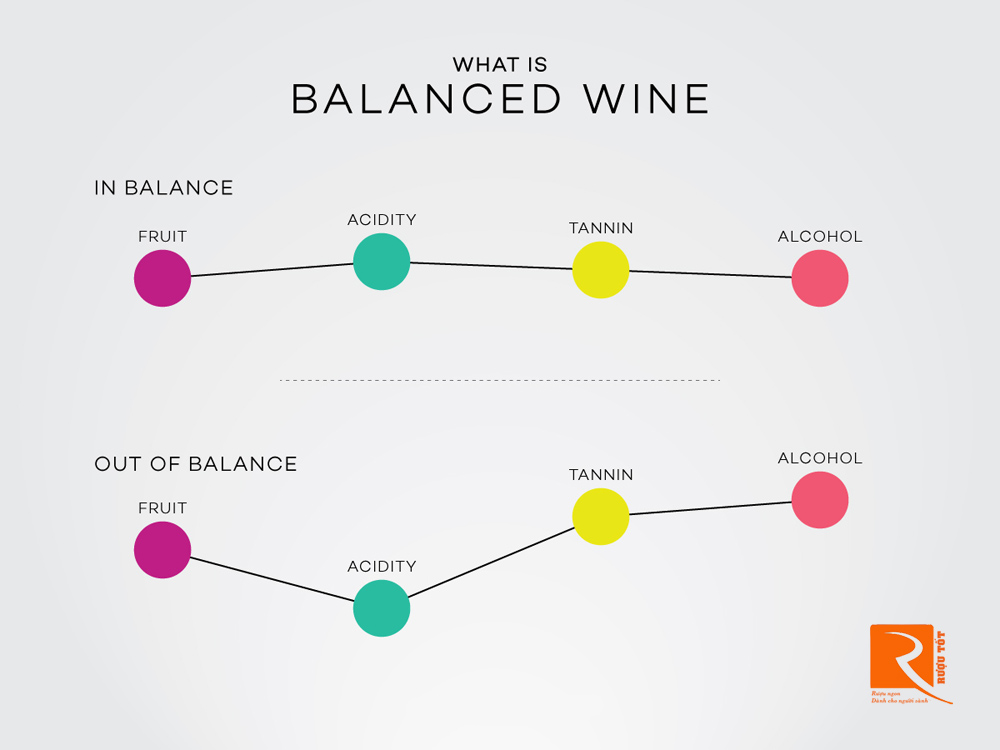 Sự cân bằng của cơ thể rượu vang ảnh hưởng đến thời gian lưu trữ
